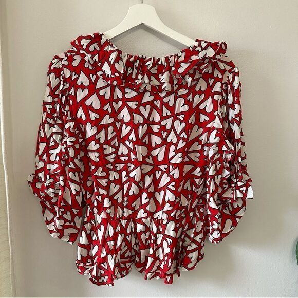 RHODE Heart Print Top - Picture 3 of 8